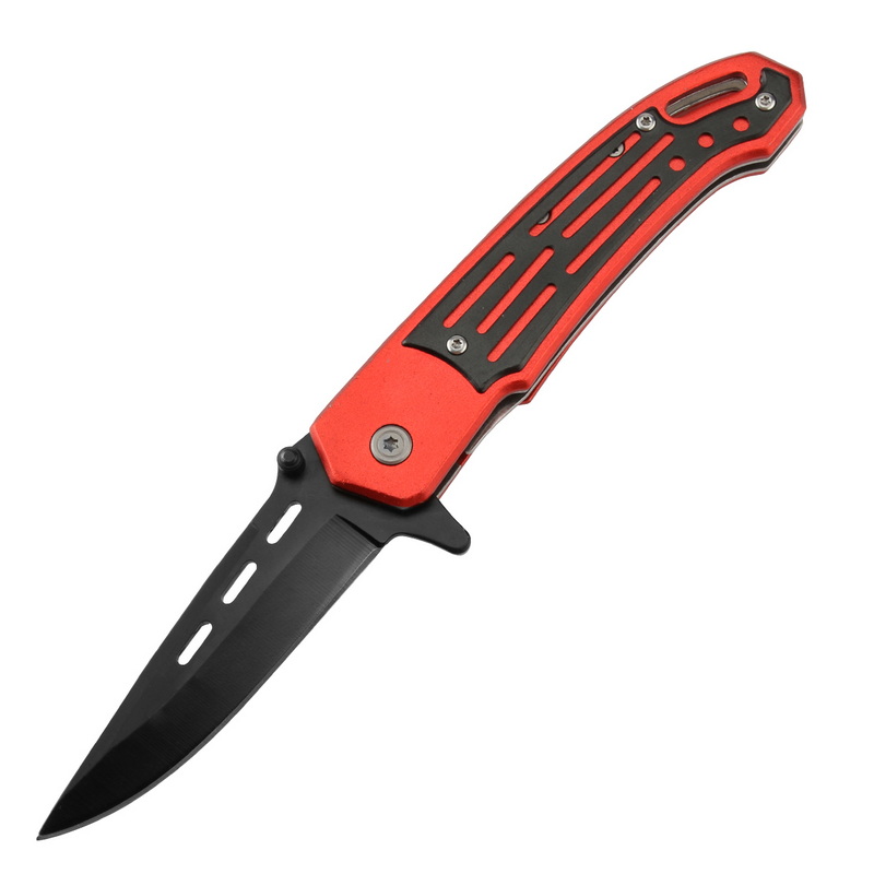 PK-1062 Wholesale Fixed Blade Outdoor Folding Knife Stainless Steel Pocket Knife With aluminium Handle
