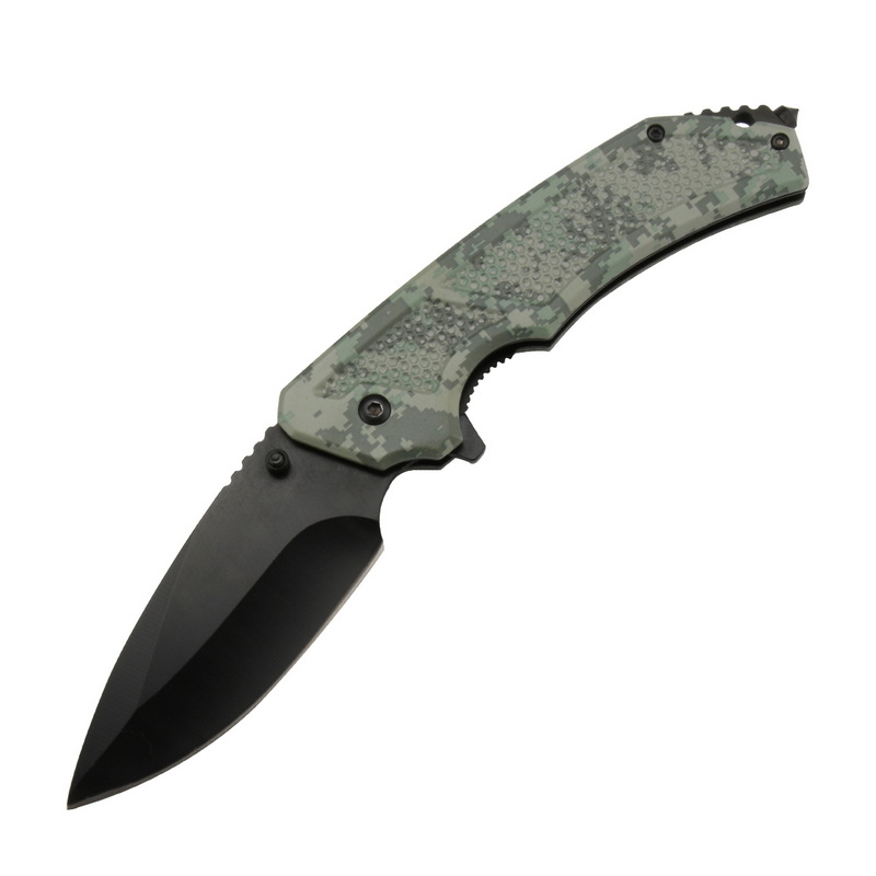 PK-1071 EDC Stainless Steel Colorful Pocket Knife Best Folding Survival Hunting Knife