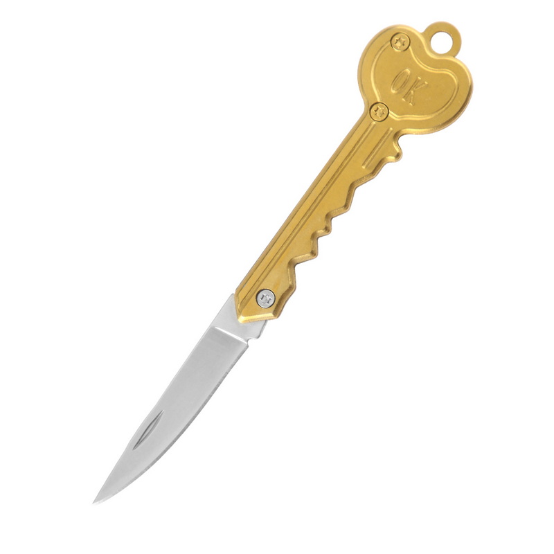 AK-3101 Wilderness Camping Survival Key Shape Pocket Knife