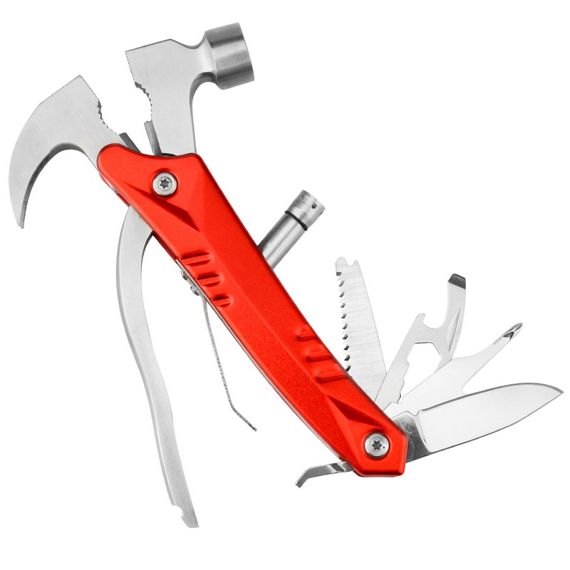 MT-1059 Hand Mini Multi Tool Pocket Combination Multi-function Survival Hammer Pliers