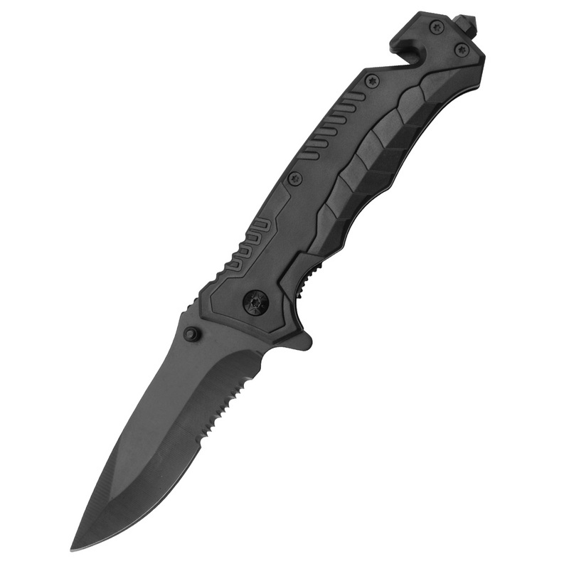 AK-3172 Folding Blade Outdoor Survival Knife Stainless Steel Pocket Knife With Plastic Handle