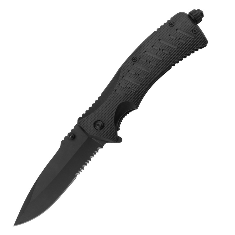 AK-3173 Black Best Selling Steel Pocket Folding Knife Portable Outdoor Camping Knives