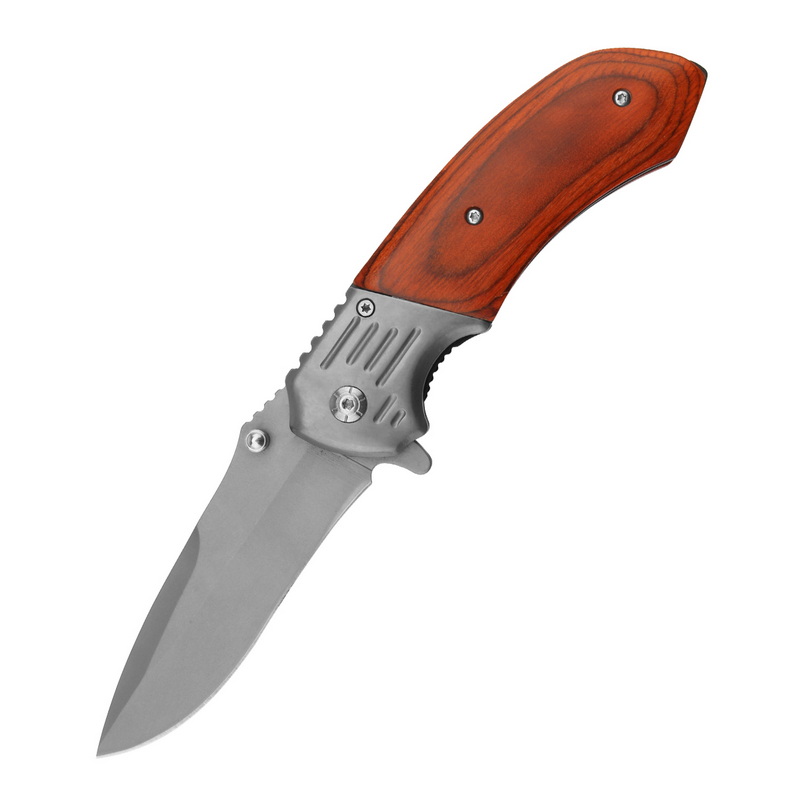 Color Wood Handle Pocket Knife