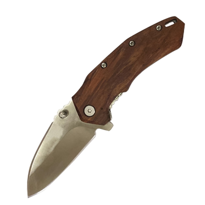 Wood Folding Knife