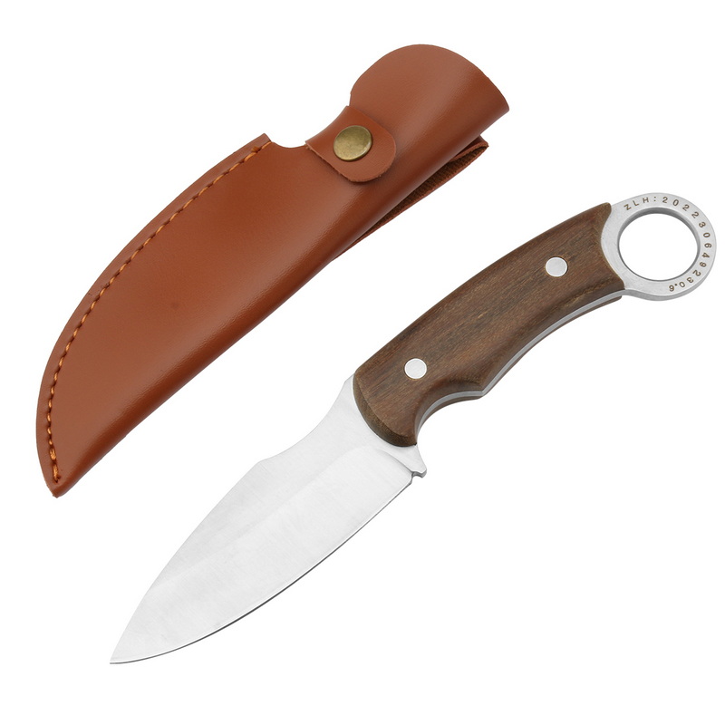 Wood Handle Hunting Knife