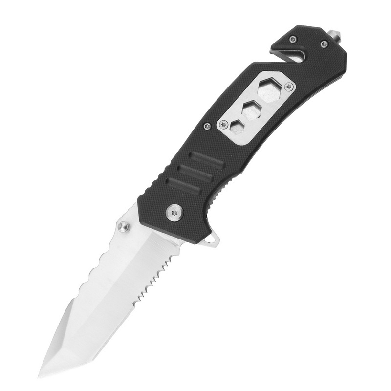 Steel G10 Handle Camping Knife