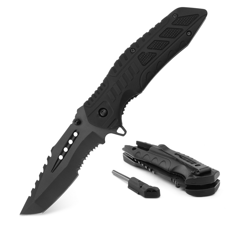 TPR Handle Survival Tools Knife