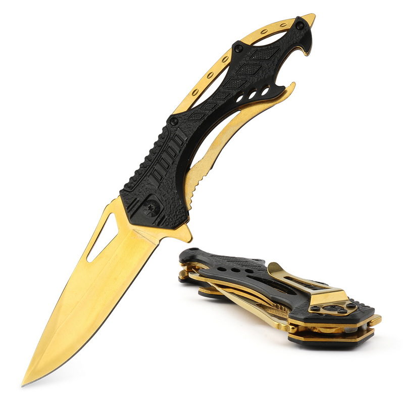 Gold Survival Knife