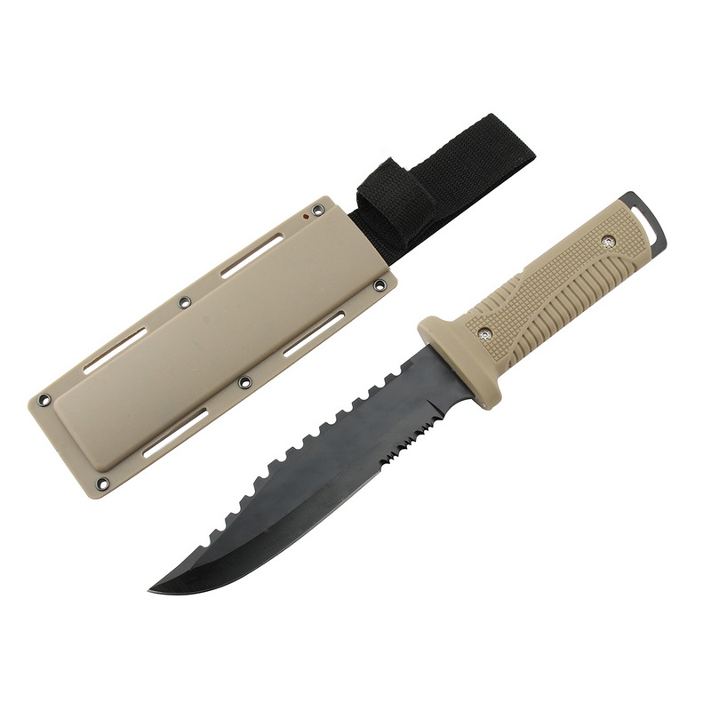 HT-8819 Steel Blade Pocket Camping Knife Outdoor Survival Machete Knife