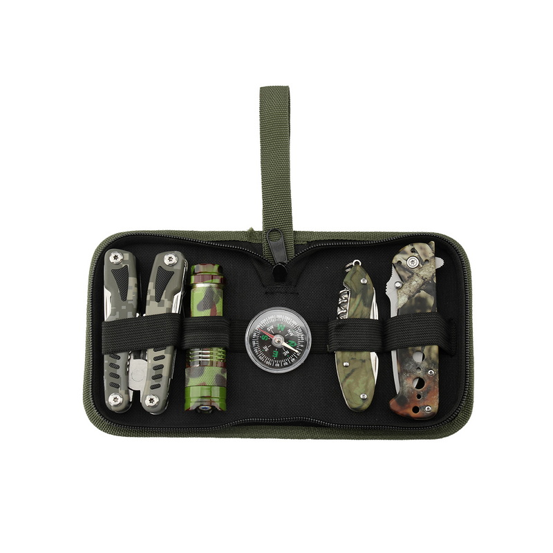 Camouflage Survival Tools Set