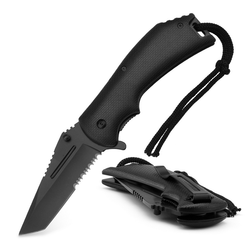 Black Coating Survival Knife