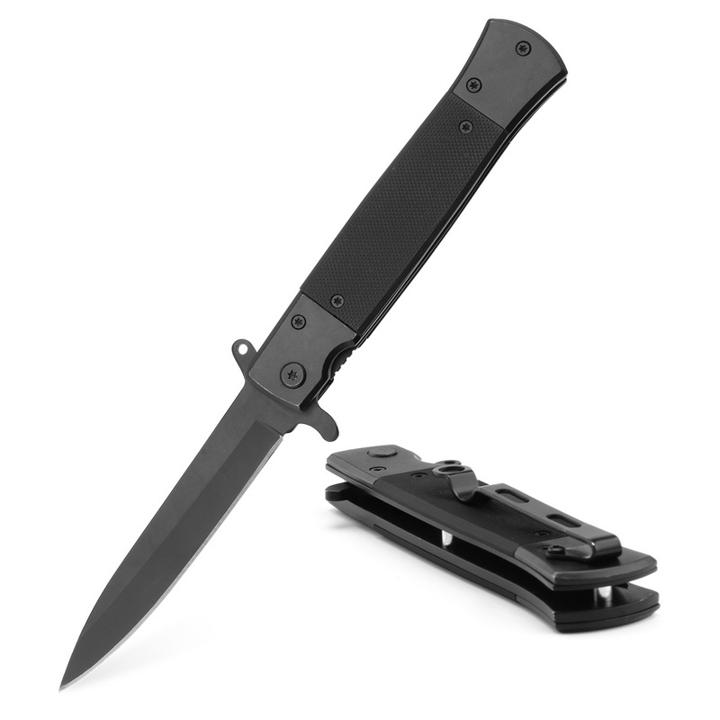 Outdoor Black Coating Tactical Knife