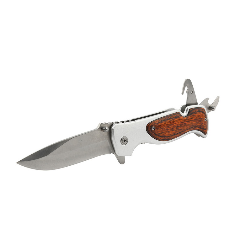 Steel Wood Handle Pocket Knife