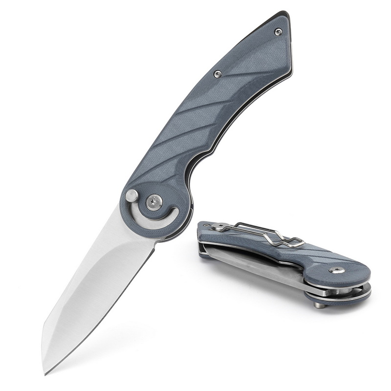 Blue G10 Handle Pocket Knife