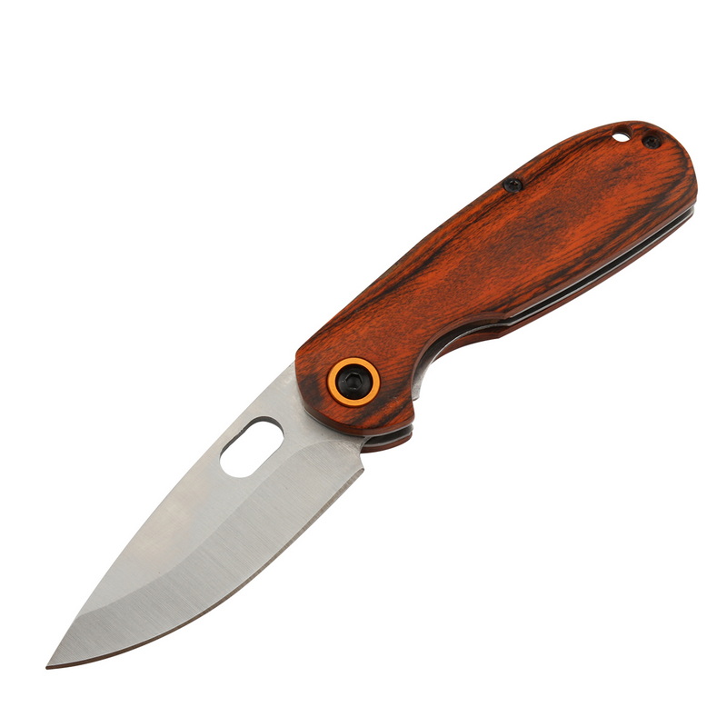 Small Wood Handle Pocket Knife