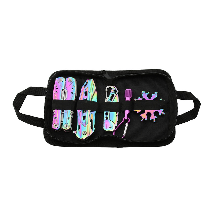 CS-9909 Folding Utility Edc Pocket Knife Custom Foldable Titanium Survival Knife Kit