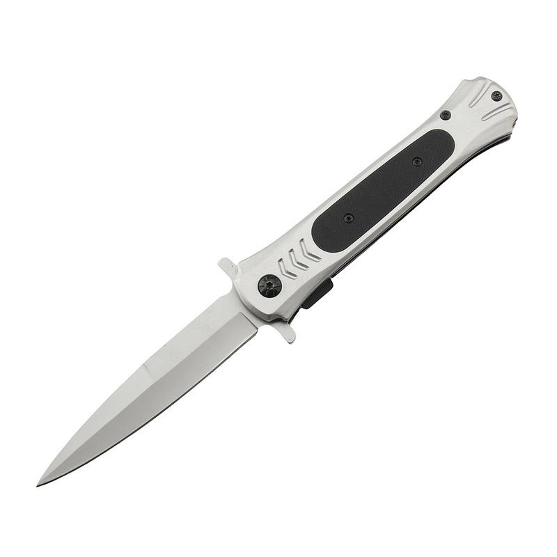 PK-1210 Outdoor Tactical Edc Rescue Camping Fixed Knife Pocket Hunting Knife with G10 Handle