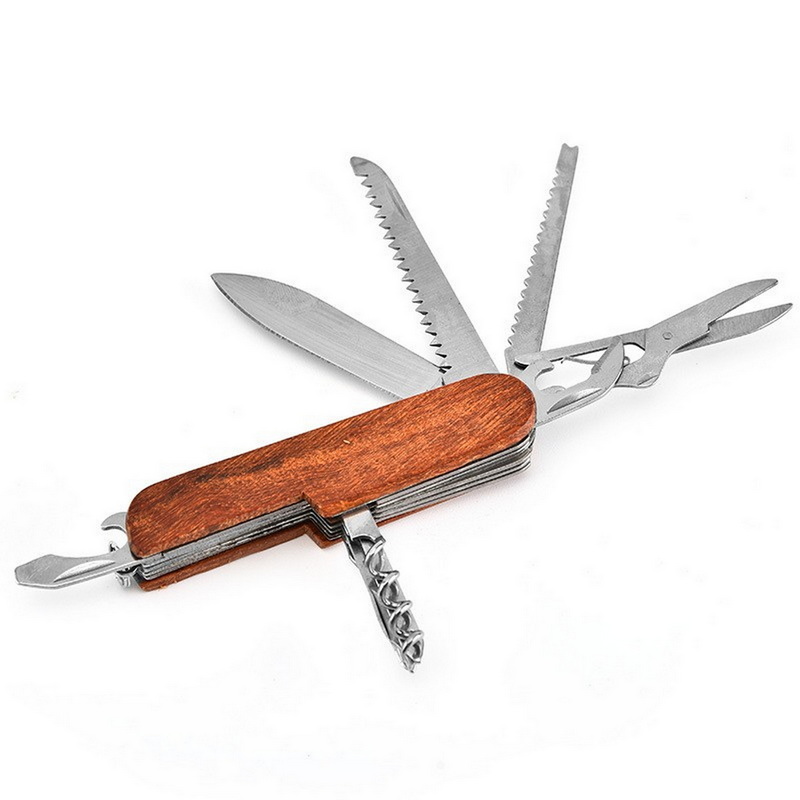 MT-1085 Wholesale Folding Multifunctional Swiss Knife Foldable Tool Keychain Folding Pocket Knife
