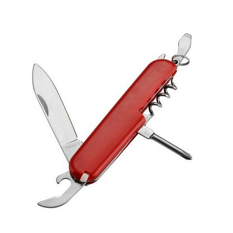 MT-1093 Pocket Multitool Outdoor Hiking Tools 5 in 1 Multi-Functional Folding Pocket Knife