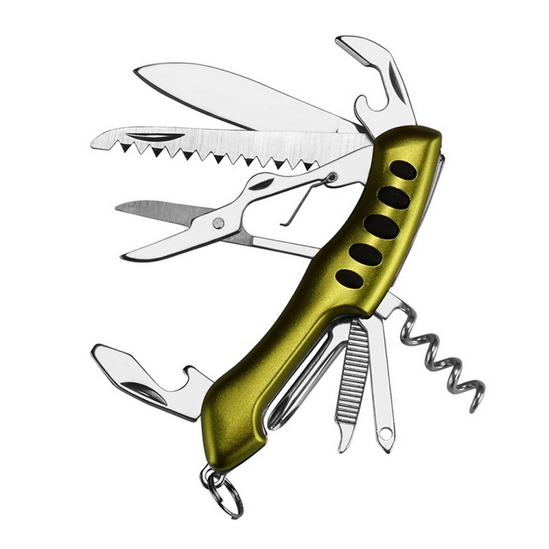 MT-1080 9 In 1 Multi Function Tool Knife Outdoor Camping Survival Tool Multi Pocket Tools Knife